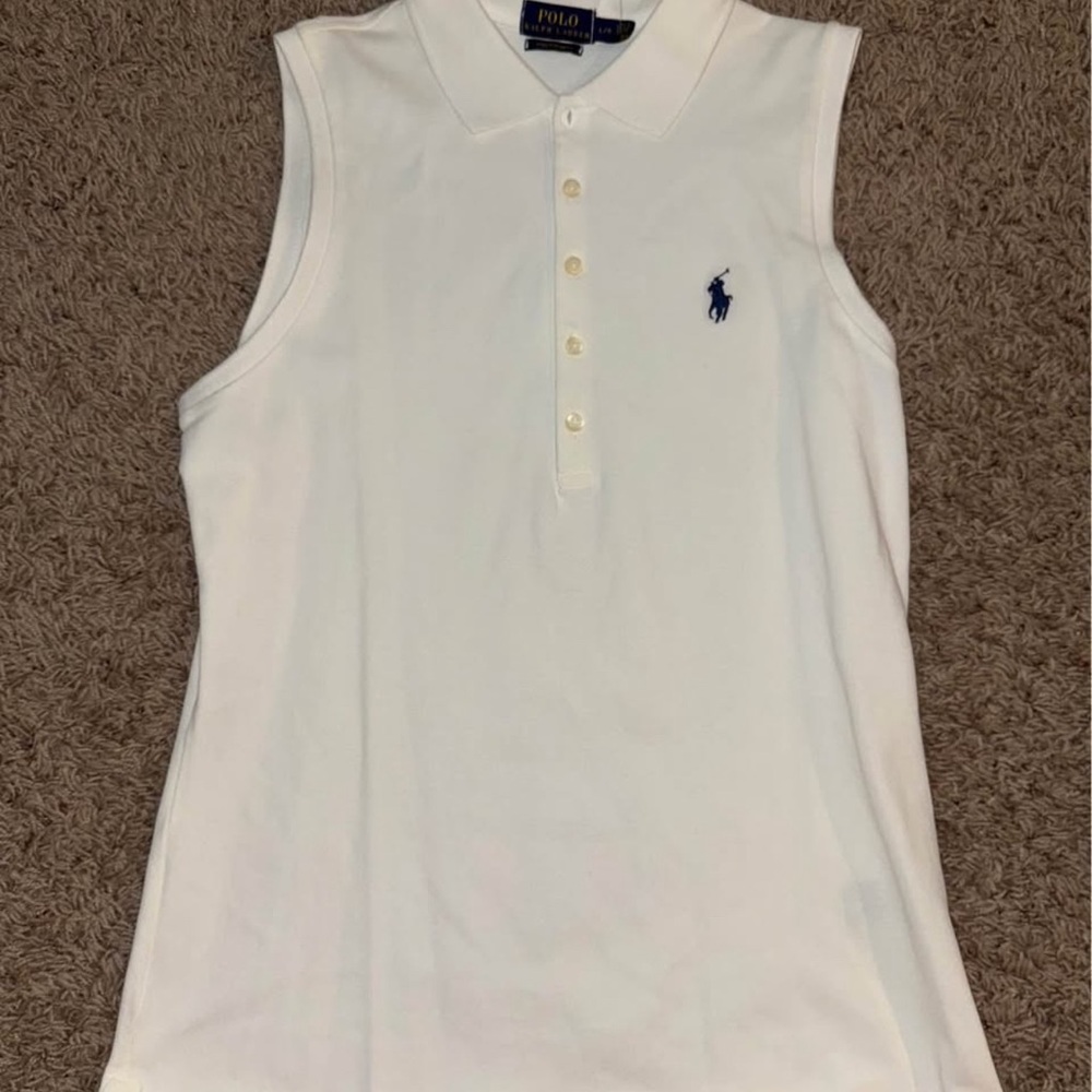 Ralph Lauren White Polo Shirt